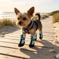 thumbnail image 4 of 4 Pcs Waterproof Dog Shoes with Reflective Straps, Breathable Non-Slip Boots for Large Dogs, Paw Protection for Daily Walking, 4 of 6