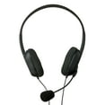 thumbnail image 3 of onn 3.5mm AUX Stereo Headset with Built-In Microphone, Black, 3 of 8