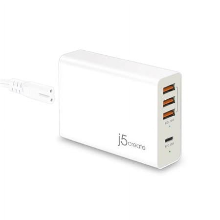 UPC: 0847626002854 | j5create JUP4263 – Power adapter – AC 100-240 V – 63 Watt – output connectors: 4