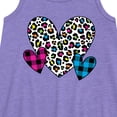 thumbnail image 2 of Instant Message - Patterned Hearts - Toddler and Youth Girls A-line Dress, 2 of 5