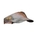 thumbnail image 3 of This Unisex Sunshade Open-Top Hat Features An Open-Top Design That Is Not Stuffy And Has A Curved Eave Gray-White Gold Marble, 3 of 8