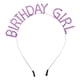thumbnail image 1 of Tiara de diadema Unique Bargains de cumpleaños para mujer y niña con diamantes de imitación Tono plateado púrpura, 1 of 8