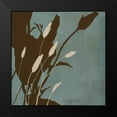 thumbnail image 2 of Loreth, Lanie 20x20 Black Modern Framed Museum Art Print Titled - Fleur ting Silhouettes I, 2 of 5
