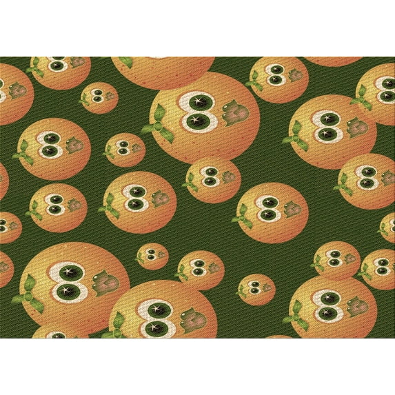 Ahgly Company Machine Washable Indoor Rectangle Transitional Caramel Brown Area Rugs, 3' x 5'