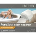 thumbnail image 4 of Intex PureSpa Cushioned Foam Headrest Pillow Hot Tub Spa Accessory, White 4 Pack, 4 of 4