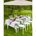 thumbnail image 4 of Hokiten Outdoor Tablecloths with Umbrella Hole & Zipper, Purple Tulip Floral Rectangle Tablecloth 60x120 Inch, Farmhouse Elegant Botanical Flowers Waterproof Table Cloth, Patio/Pool Table Covers, 4 of 7
