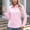 Pink, variant on ZZwxWA Work Office Button Down Shirts for Women Trendy Long Sleeve Ladies Dress Shirts Casual Business Plus Size Tops Lapel