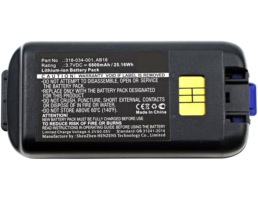 Ultra High Capacity Works with Symbol MC909 Barcode Scanner, Li-ion, 7.4, 2200mAh KT-21-61261 Battery Compatible with Symbol BRTY-MC90SAB00-01 Synergy Digital Barcode Scanner Battery 