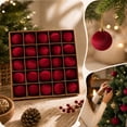thumbnail image 4 of 2026 Christmas Home Party Decoration Flocked Christmas Ball Set Hanging Ornaments For Scene Decoration And Christmas Tree Christmas Celebration Party Supplies, 4 of 7