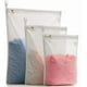 thumbnail image 1 of Bolsa de lavandería de malla para prendas delicadas con cremallera YKK, bolsa de lavado de malla, bolsa de almacenamiento de viaje, bolsas de lavado de ropa para lavandería, (blanco, 2 L y 1, 1 of 5