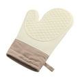 thumbnail image 1 of Guardoinrt Kitchen Oven Gloves with Hanging Rope Silicone Insulation Mitts BBQ Stain-proof for Household Bar Cooking Bakeware 1Set, 1 of 6