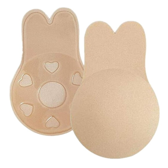 Women’S Adhesive Lift Nipplecovers Silicone Invisible Breast Strapless Backless Bra Reusable