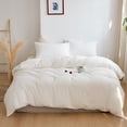 thumbnail image 1 of White Comforter Sets Queen Pure White Bedding Comforter Queen Size Quilts Blanket Ultra Soft Breathabe Solid Bedding Set for Women Men Adults Teens, 1 of 6