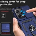 thumbnail image 3 of Estuche GANGXUN para Xiaomi Redmi Note 12 5G, soporte giratorio 360°, estilo mecánico y magnético, 3 of 5
