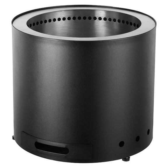 Portable Smokeless Fire Pit, 19.3" Outdoor Fire Bowl with Ash Pan for Camping, Patio&Backyard