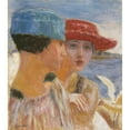 thumbnail image 3 of Pierre Bonnard 12x14 Black Modern Framed Museum Art Print Titled - Young Girls at La Mouette (1917), 3 of 5