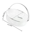 thumbnail image 2 of HONITANO Stainless Steel Air Fryer Basket with Handle Mesh Cooking Basket for Oven Kitchen Use, 2 of 8