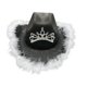 thumbnail image 3 of Sombrero de vaquero occidental Strade Fareast Limited Accesorios para fotos Negro 38 cm x 35 cm, 3 of 8