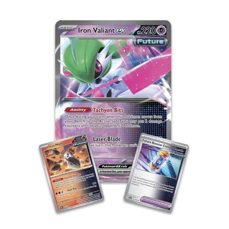 iron valiant ex box booster packs Pokemon Scarlet & Violet Iron Valiant ex Box [4 Booster Packs & More]