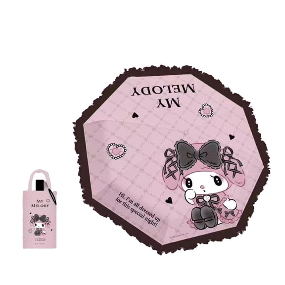 Sanrio My Melody Original Cute Cartoon Folding Umbrella Stylish and Very Popular. Best Gift. 53cm