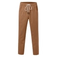 thumbnail image 3 of Men's Casual Pants Business Style Tailored Flat Front Trousers For Everyday Comfort And Ready Performance, 3 of 4