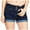 Navy, variant on vigerkar Women Casual Summer Mid Waist Stretchy Denim Jean Shorts Junior Short Jeans (BU1, XXL)