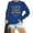Navy, variant on WILLBEST hoodies Womens Daily Home Outdoor Workout Solid Long Sleeve O Neck T Shirt Top Printed Sweatshirt mexican hoodie