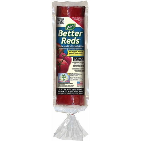 - Gardeneer 3 x 24 ft. Red Mulch Film