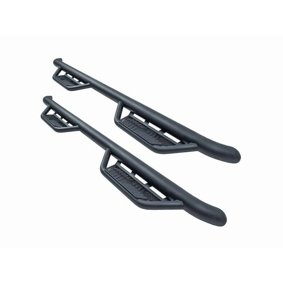 Havoc by RealTruck Hs2 Black Hoop Steps Compatible with 2004-2015 Nissan Titan Crew Cab