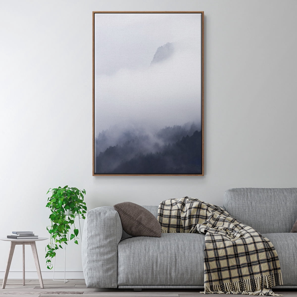 Above the Clouds Framed Premium Gallery Wrapped Canvas - Ready to Hang