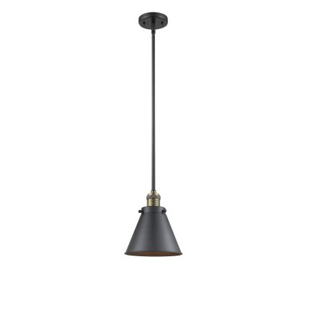 

Innovations Lighting 201S Appalachian Appalachian 8 Wide Mini Pendant - Black