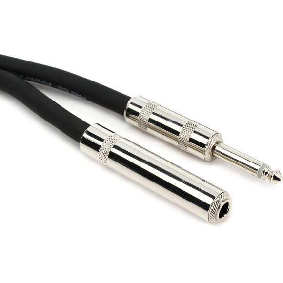 Pro Co S14QQF-1.5 14AWG TS-TS Female Speaker Cable - 1.5 foot