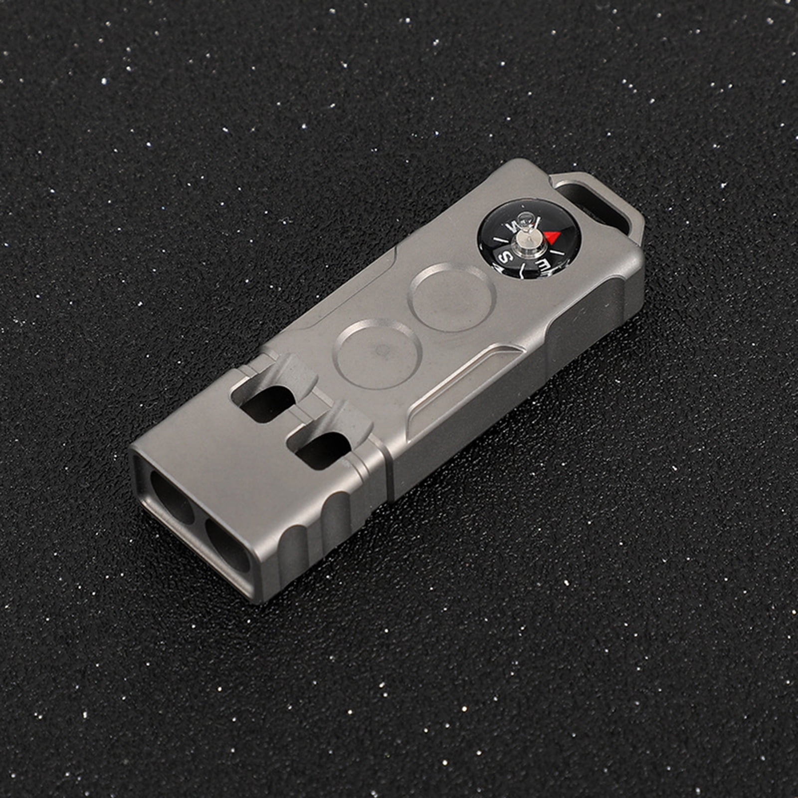 Safety Survival Double Tube Whistle Hikings Camping Training Outdoor Sports Alloys Keyring Whistle