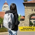thumbnail image 2 of Bazic Products 1060 17 in. Navy Blue Classic Backpack, 2 of 3