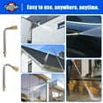 thumbnail image 6 of Pressure Washer Extension Wand Upgrade, 9-Pack Power Washer Lance with 6 Spray Nozzle Tips, 30° & 90° Curved Rods, 1/4" Quick Connect, 4000 PSI, 6 of 8