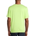 thumbnail image 2 of Hanes Cool DRI TAGLESS Men`s T-Shirt, S, Reflector Green Heather, 2 of 3