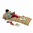 thumbnail image 3 of Skull Floor Pillow Lounger Cover, Head Bones Print on Colorful Geometric Triangle Background, Nap Mat Printed Fabric Case for 5 Pillows, 88" x 27", Earth Yellow Jade Green, by Ambesonne, 3 of 5
