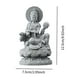 thumbnail image 3 of Juego de estatuas de Guan Yin, escultura decorativa, flamenco, estaca de jardín, figura decorativa para el hogar, piedra, material HDPE, adecuado para, 3 of 8