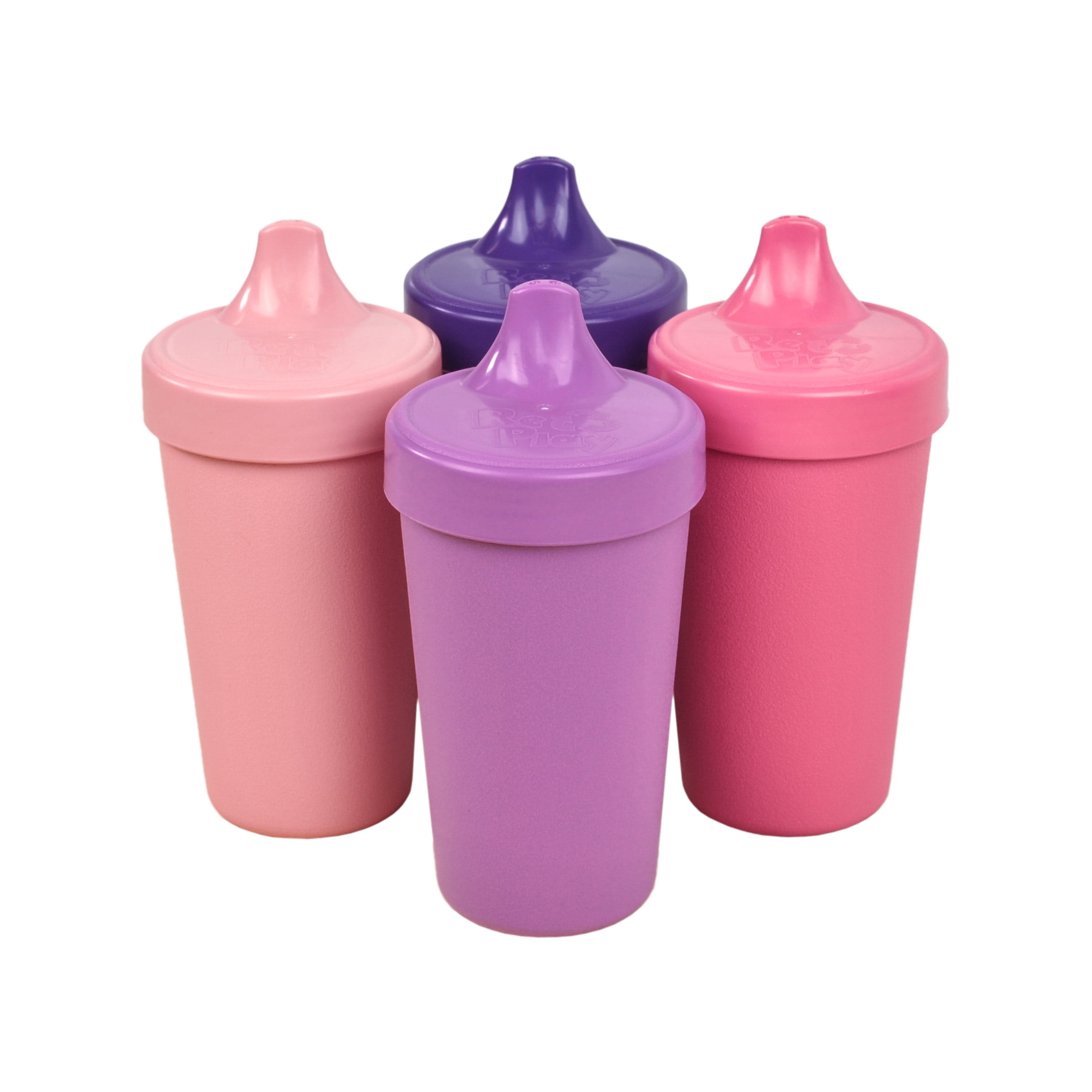 RE-PLAY 4pk No-Spill Sippy Cups, Made in USA, Made from Recycled Milk  Jugs