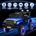thumbnail image 5 of CazToi 12V Kids Ride On Car Remote Control 4 Wheel Suspension Battery Display LED Lights Music for Boys Girls, 5 of 7