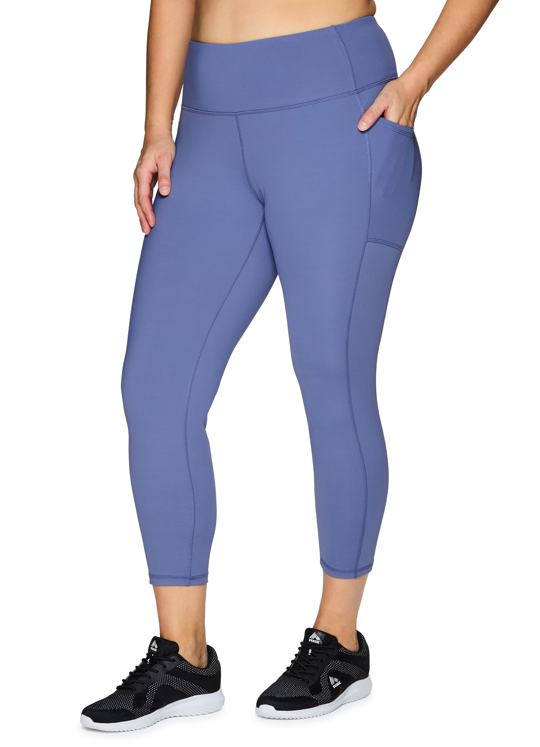 RBX Active Women's Plus Size Ultra Hold 7/8 Legging With Pockets