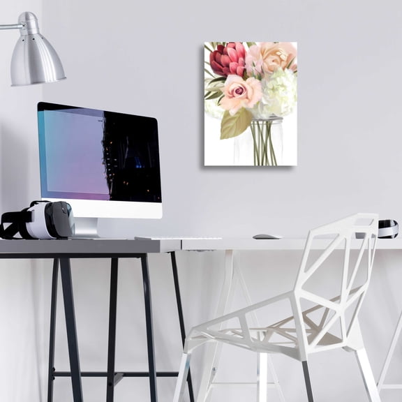 Epic Art 'Spring Mason Jar' by House Fenway, Acrylic Glass Wall Art, 12"x16"