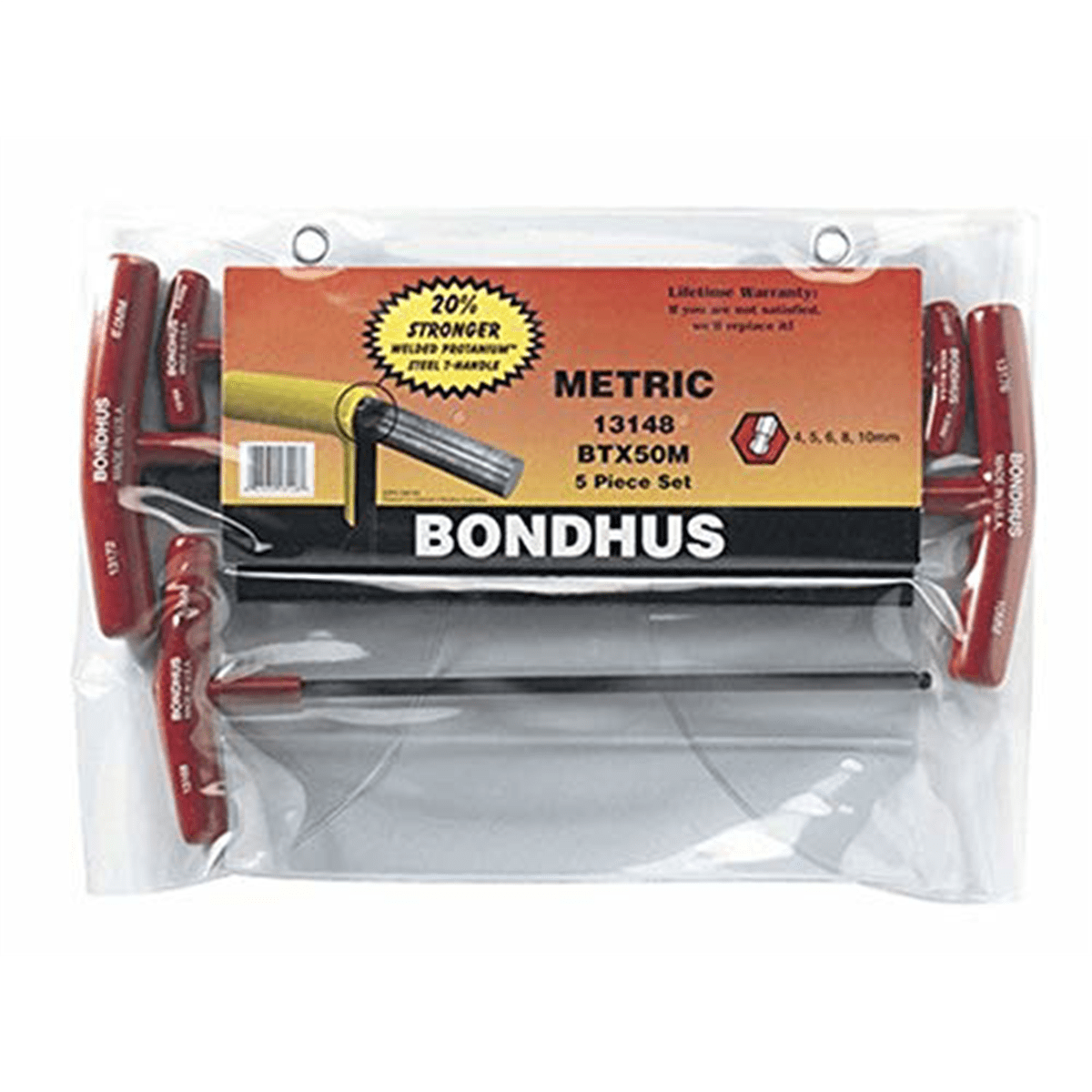 Bondhus Corp. 5PC BALL HEX DR T-HANDLE
