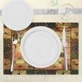 thumbnail image 3 of Ambesonne African Place Mats Set of 4, Grunge Elephants Roses, Standard Size, Multicolor, 3 of 6