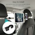 thumbnail image 5 of Universal 360 Grados De Rotación Asiento De Coche De Aluminio Soporte Para Tableta Soporte De Montaje Ajustable Escalable Para Tabletas De Teléfono De 44752 Pulgadas Para Ipad Eigraketly VI008924-02, 5 of 5