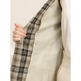 thumbnail image 7 of MODA NOVA Juniors Notched Lapel One Button Hip Length Houndstooth Blazer, 7 of 7