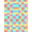 Multicolor Rainbow, Pattern 15, variant on ODIKA 8'x10' Washable Area Rug Durable, Non-Slip Block Hopscotch Retro Storybook Rainbow Playful Interlocking Grid with Crisp Edges for Living Room, Under Sectional, Family