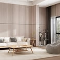 thumbnail image 4 of PeelandStick Wood Wallpaper, 3D Striped Wood Grain Wallpaper, Removable Waterproof, 24X126 In, Black, 1 Pc, PeelandStick Wall Decor, Accent Wallpaper, 4 of 5
