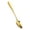 Gold, variant on Spoon,Thick Stainless Steel Spoon,Grapefruit Spoon,Dessert Spoon,Serrated Edge Spoon,Kitchen Utensils, Durable and Rustproof,Ergonomic Handle,for Dessert Scraping and Peeling,Easy to Clean,Silver