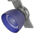 thumbnail image 4 of 12W Integrated Metal and Polycarbonate LED Track Fixture, Silver and Blue- Saltoro Sherpi, 4 of 5